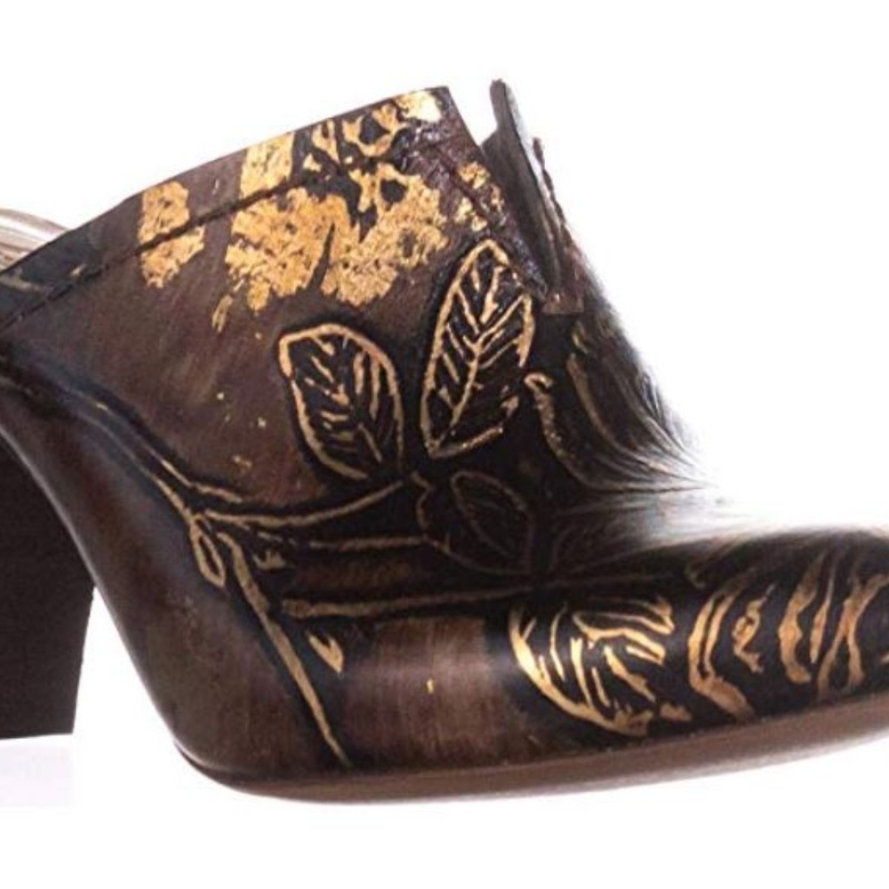 Patricia Nash Womens Ruffina Printed Leather Mules - Picture 4 of 6